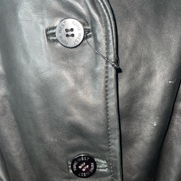 CRINKLED WASHED LEATHER TRENCH - Picture 8 of 15